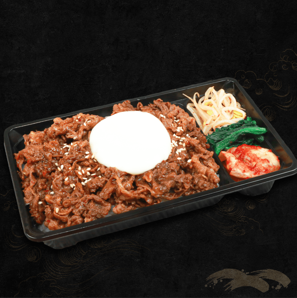 DW21-Beef spicy karubi rice Bowl with egg