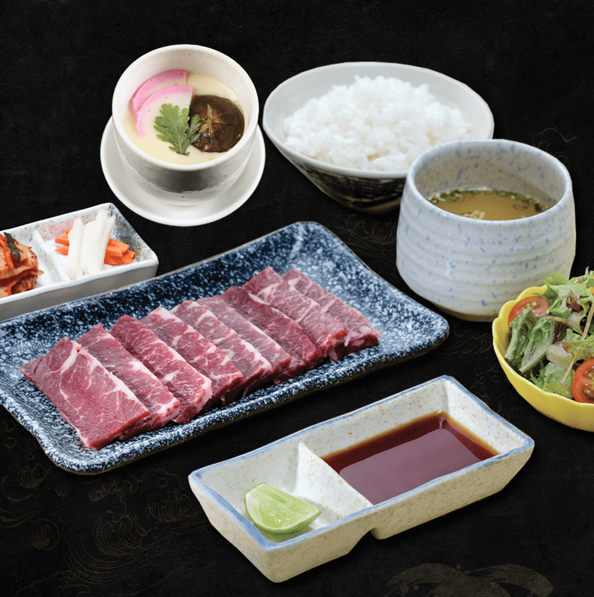 DW30-Beef Out-side Skirt Meal Set 180g