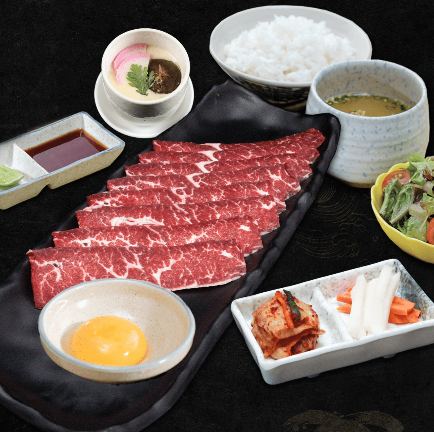 DW41-Thin Outside Skirt Suki Style Meal Set