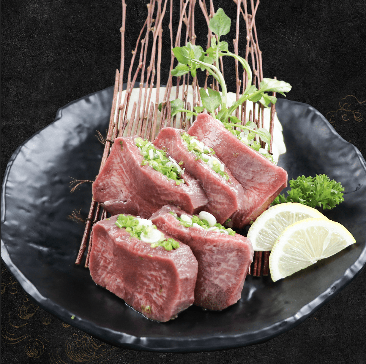DW80-Thick Sliced Beef Tongue with Leek